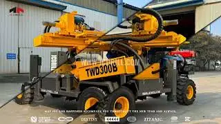 TWD300B Trailer Water Well Drilling Rig: Your Ultimate Solution for West Asian Projects! 💧