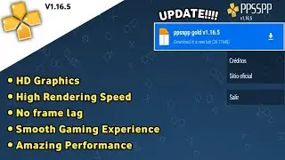 UPDATE!! EMULATOR PPSSPP GOLD VERSI 1.16.5 | SETTINGAN TERBAIK SMOOTH GRAPHICS | SUPPORT ALL DEVICE