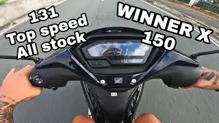 HONDA WINNER X 150 | TOP SPEED TESTING | ALL STOCK
