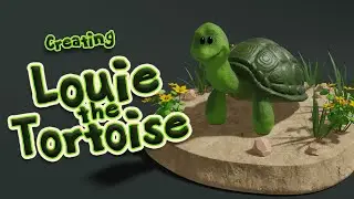 Blender 3.5 - Creating Louie the Tortoise (Timelapse)