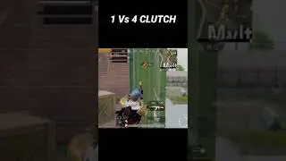 1 vs 4 Clutch | bgmi status video 
