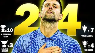 How Novak Won ALL His 24 Grand Slam CHAMPIONSHIP Points!