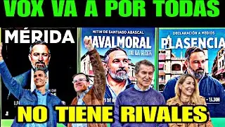 VOX DID NOT EXPECT THIS, IT PACKS ALL VENUES, AND HAS NO RIVALS IN THE EXTREMADURA ELECTIONS