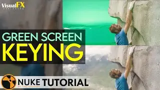 Easy Green Screen Keying Nuke Tutorials | VisualFX Explorers #vfx #nuketutorial