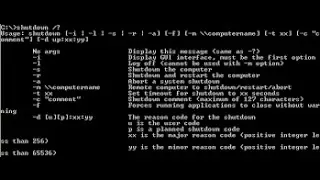 CMD#3 Kapatma Komutları