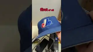 huge flea market find! new era hat Montreal expos Japan All Star series bolo 