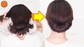【基本！くるりんぱ不要】ボブ長さこそ ギブソンタック出来やすい
