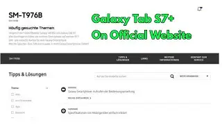 Galaxy Tab S7+ Appeared On Samsung's Official Website | Charging Limit Also Got Leaked