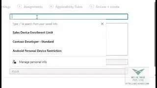 MD 102 Lab 8 Using a Configuration Profile to configure Kiosk mode