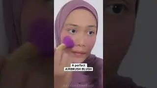 How to AIRBRUSH YOUR BLUSH #shorts