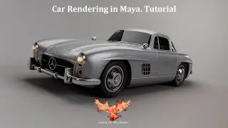 Render con iluminación de Estudio en Maya./ Car rendering in maya Tutorial