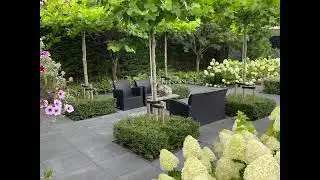 Een strakke levende tuin