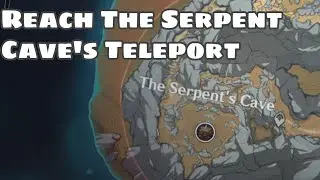 How To Reach The Serpent Cave's Teleport At Chasm Genshin Impact