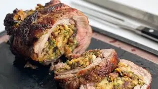 Orange, Date & Pine Nut Stuffed Lamb Shoulder