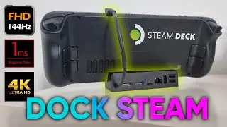 Análisis del Dock Oficial de Steam Deck 🔥144hz, 2K y muchas PRUEBAS