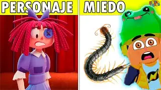 ¡LOS PERSONAJES de THE AMAZING DIGITAL CIRCUS y SUS MAYORES MIEDOS! 🐸 SIMBA