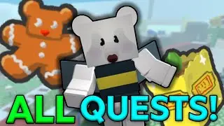ALL BEE BEAR QUESTS & REWARDS (1-5)!! - 🎄BEESMAS 2022🎄