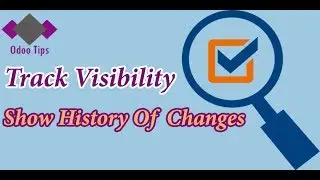 Odoo: Track visibility log