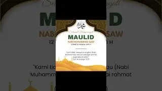 Membuat Poster Maulid Nabi Muhammad SAW #designgrafis #canvatutorial #maulidnabi #posterdesign