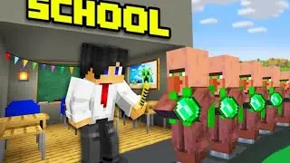 Minecraft  But l Open a School!
