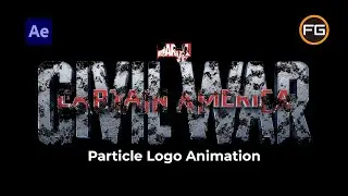 Particle Logo Wipe using #aftereffects without using any third party plugins