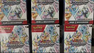 Apro 5 Box Pokémon Evoluzione Prismatiche