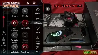 Air Triggers, Macros, Bypass Charging, Scout Mode, Motion Sensors, Etc. | ROG Phone 5 GAME GENIE