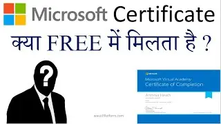 Microsoft free certificate courses| Free Google Certificates | Free Microsoft Certificates 