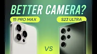 iPhone 15 Pro Max vs Galaxy S23 Ultra Camera Shootout! // There is a winner!