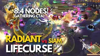 Guild Gathering in Blackzone! [LIGHT] RADIANT vs SIAM | Lifecurse POV | Albion East