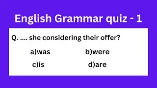 5:5:5 ENGLISH QUIZ. #english #englishgrammar. English Grammar quiz-1.