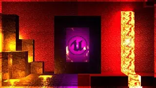 Realistic Minecraft Nether in Unreal Engine 5