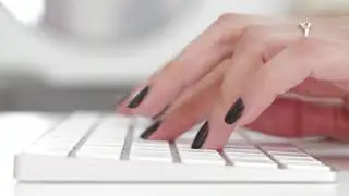 Keyboard typing and searching video footage free to download