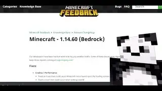 Minecraft Bedrock 1.14.60 - MC News April 15 2020