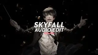 skyfall (slowed & reverb) - adele [edit audio]
