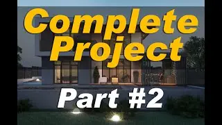 Complete House Project MODELING in Revit - Part #2 | English