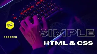 Simple frontend design by HTML & CSS