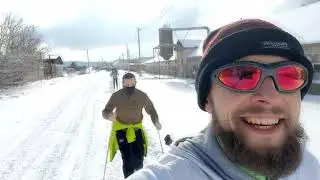 Бігові лижі + чудова компанія