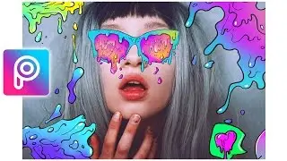 How to Make Creative Grime Art in Picsart Mobile | Easy Tutorial