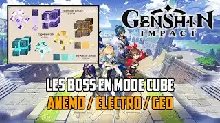 [Genshin Impact] Les boss Hypostase Anemo / Electro / Geo