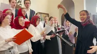 Хор храма Покрова Божией Матери г.Долгопрудный. Видеозапись Богослужения.