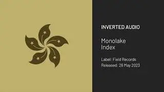 Monolake - Index [Field Records]