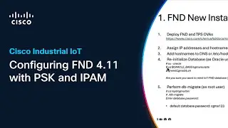 Configuring FND 4.11 with PSK and IPAM