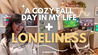 a cozy fall day in my life 👻🎮🍁 let's talk about loneliness