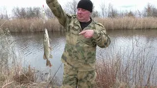 Поездка на рыбалку 2 !!! / Ловим щуку.