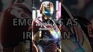 Ai draws Emotions as Iron Man #ai #ironman #aigenerated #aiartcommunity