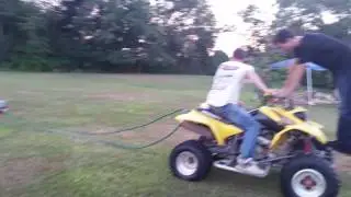 Summer sledding