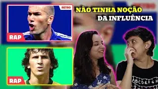 REACT RAP DO ZIDANE | O Maestro do Futebol e RAP DO ZICO | O Camisa 10 | FUTRAP