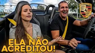 ESPOSA REAGE AO ESCAPE NOVO * ACELERANDO TUDO NO PORSCHE 718 SPYDER *