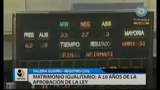 MATRIMONIO IGUALITARIO: A 10 AÑOS DE LA APROBACIÓN DE LA LEY